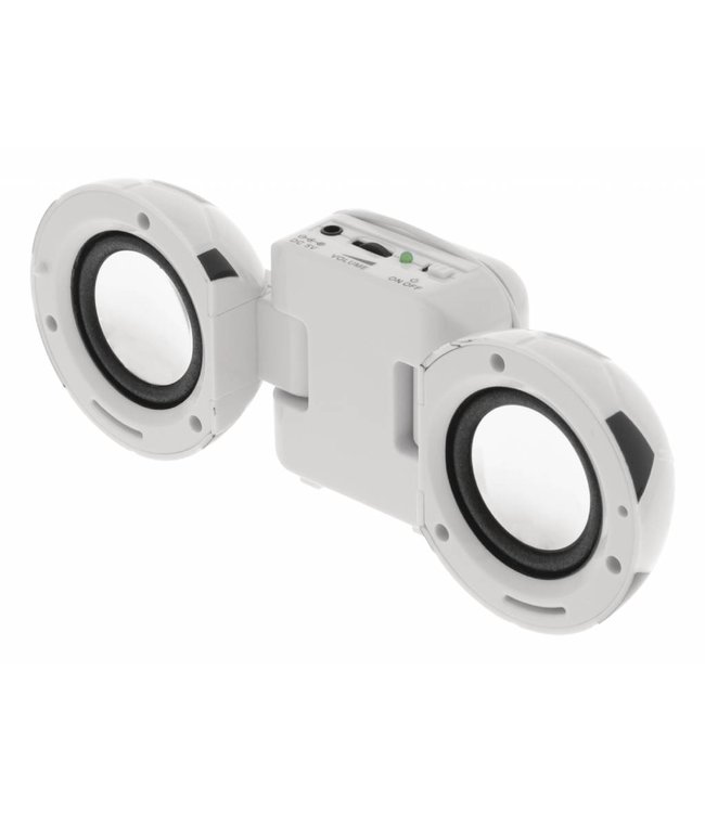 BXL-20SPS100 Actieve luidsprekers in vorm van voetbal met 3,5 mm plug voor pc, tablet, telefoon