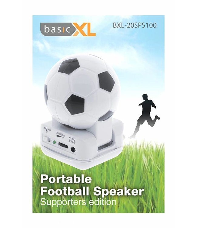 BXL-20SPS100 Actieve luidsprekers in vorm van voetbal met 3,5 mm plug voor pc, tablet, telefoon