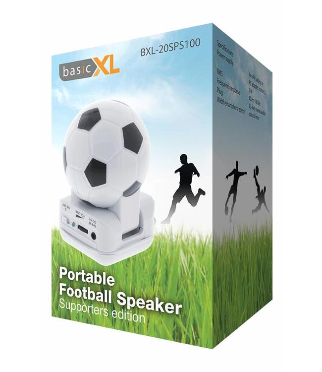 BXL-20SPS100 Actieve luidsprekers in vorm van voetbal met 3,5 mm plug voor pc, tablet, telefoon