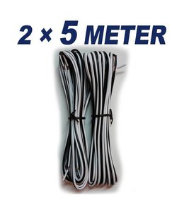 KABEL 5 Meter speaker kabel (2x)