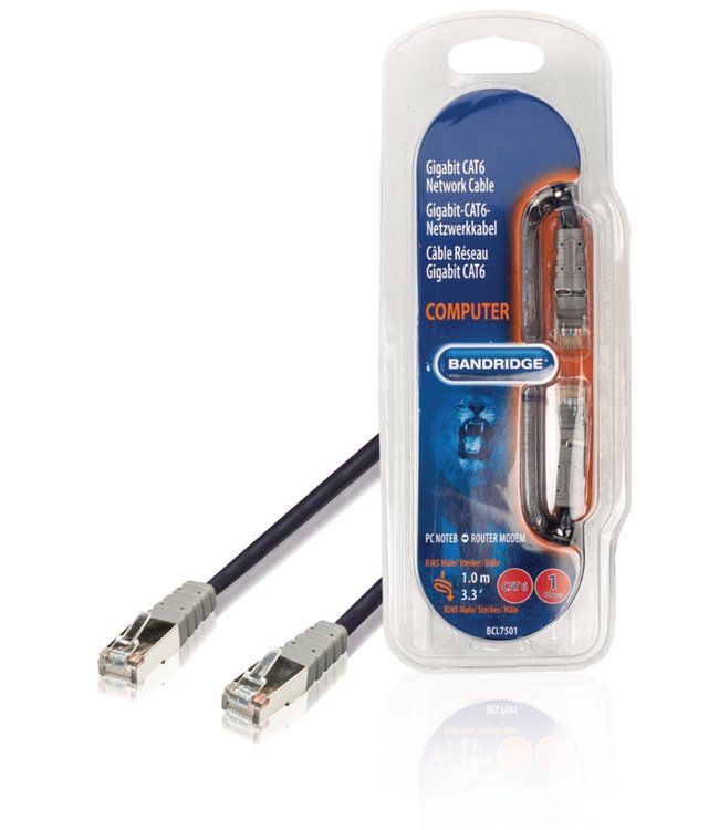 Bandridge BCL75XX | UTP Gigabit Netwerkkabel Cat6 |  Diverse lengte