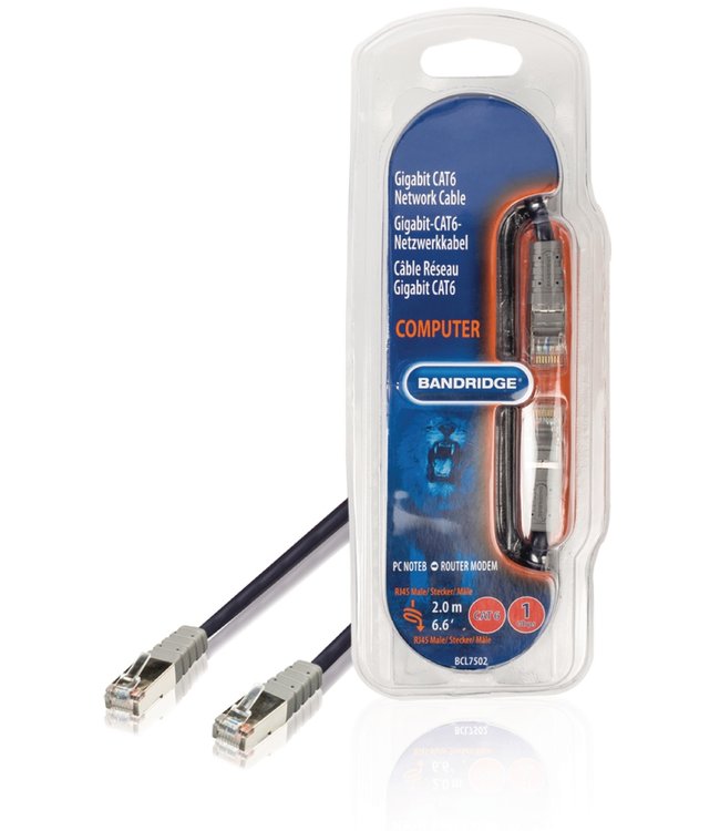 Bandridge BCL75XX | UTP Gigabit Netwerkkabel Cat6 |  Diverse lengte