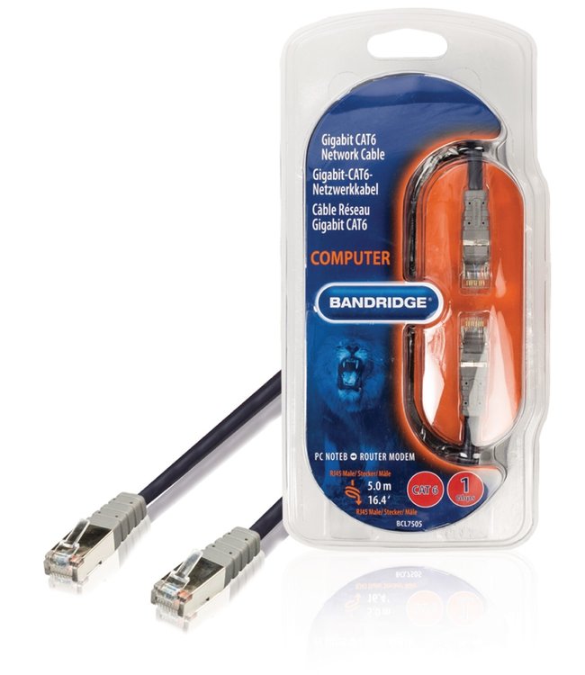 Bandridge BCL75XX | UTP Gigabit Netwerkkabel Cat6 |  Diverse lengte