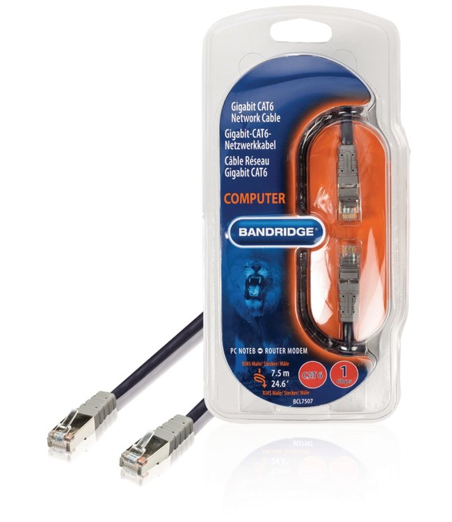 Bandridge BCL75XX | UTP Gigabit Netwerkkabel Cat6 |  Diverse lengte
