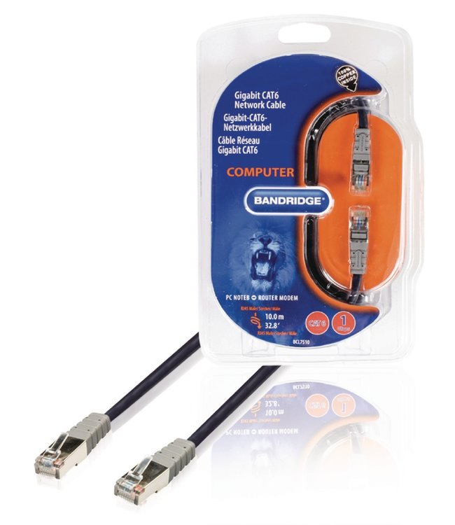 Bandridge BCL75XX | UTP Gigabit Netwerkkabel Cat6 |  Diverse lengte