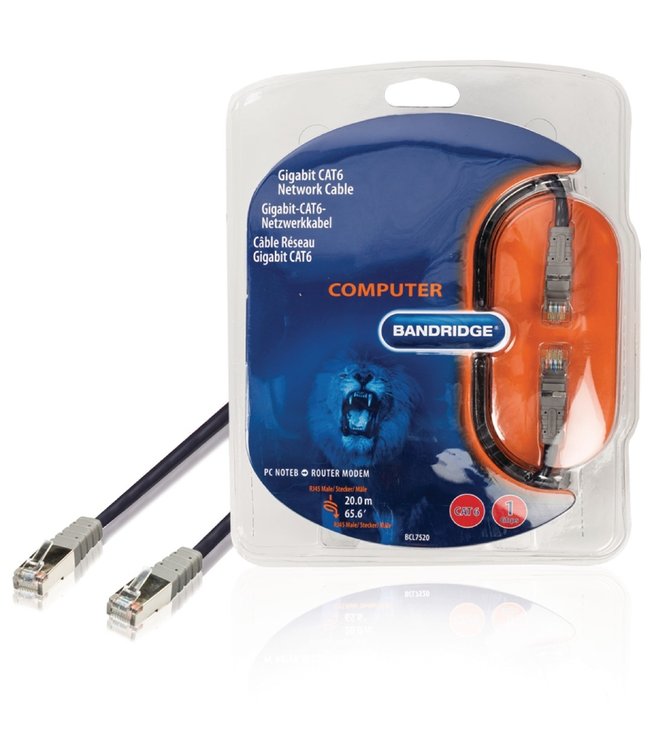 Bandridge BCL75XX | UTP Gigabit Netwerkkabel Cat6 |  Diverse lengte