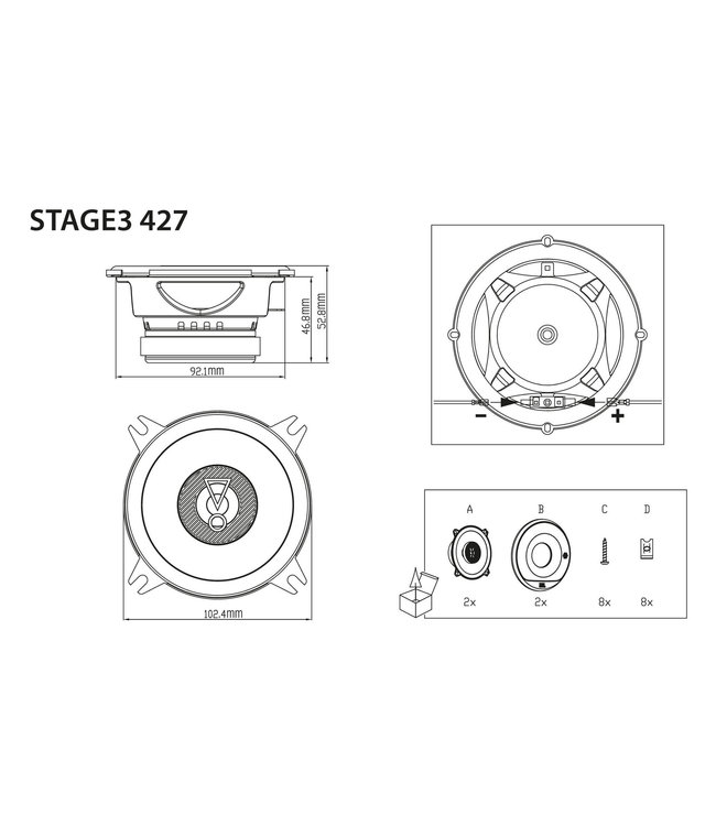 JBL Stage3 427
