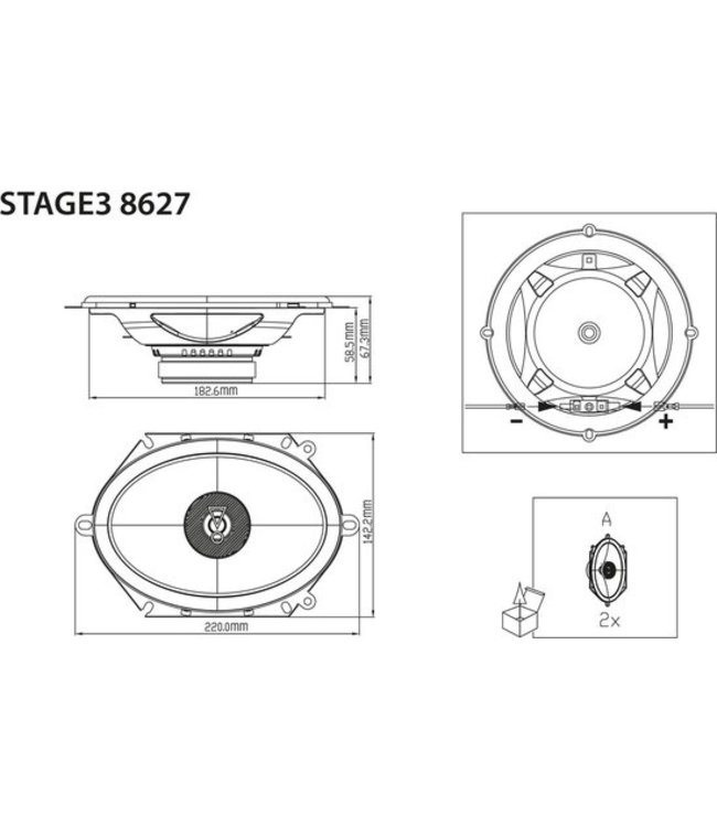 JBL Stage3 8627