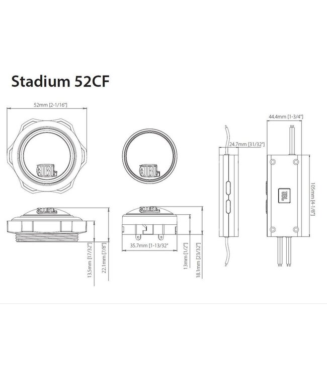 JBL Stadium 52CF composet