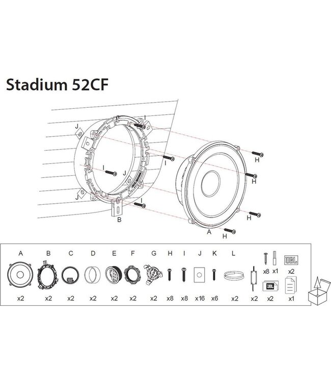 JBL Stadium 52CF composet