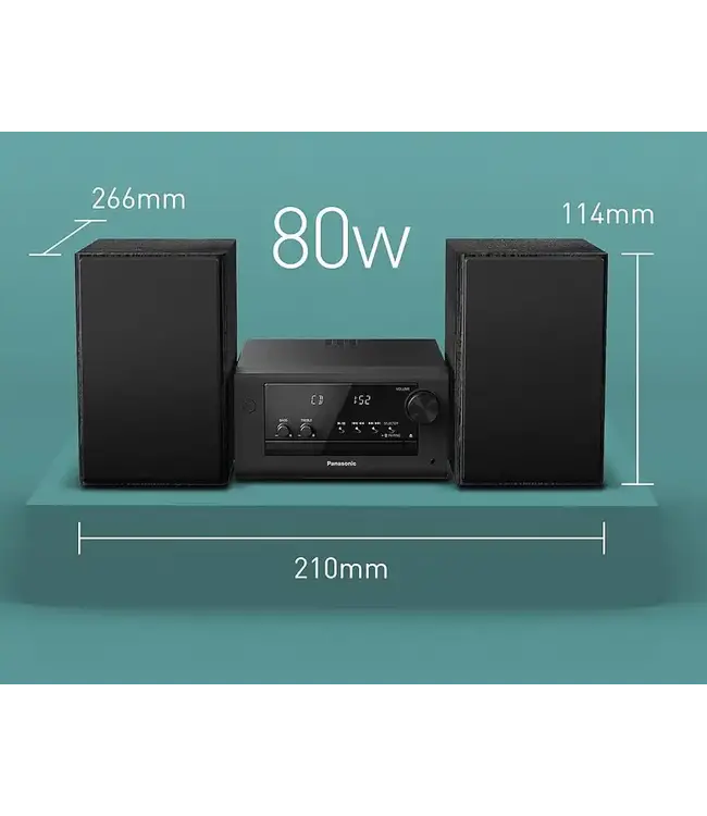 Panasonic SC-PM702EG-K stereoset
