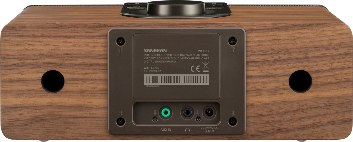 Sangean Internet Radio/Internet DAB/AUX/Bluetooth/Spotify Connect/Cloud  Music/AirMusic App Digital Wooden Radio 