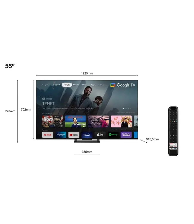 TCL 55C749 Game TV 55inch