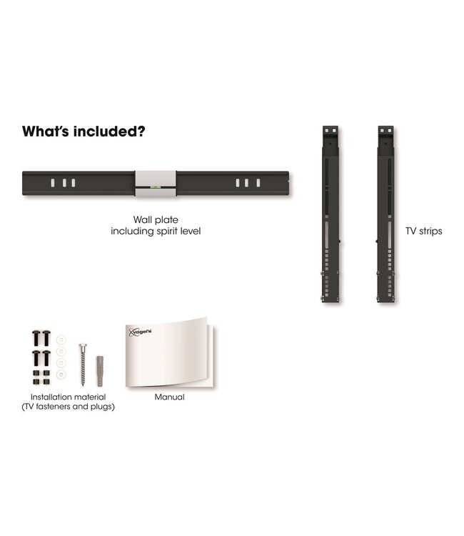 Vogel's THIN 515 platte muurbeugel
