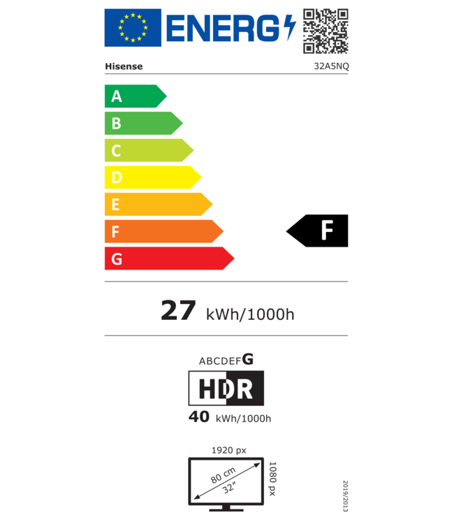Hisense 32A5NQ Qled TV 32inch