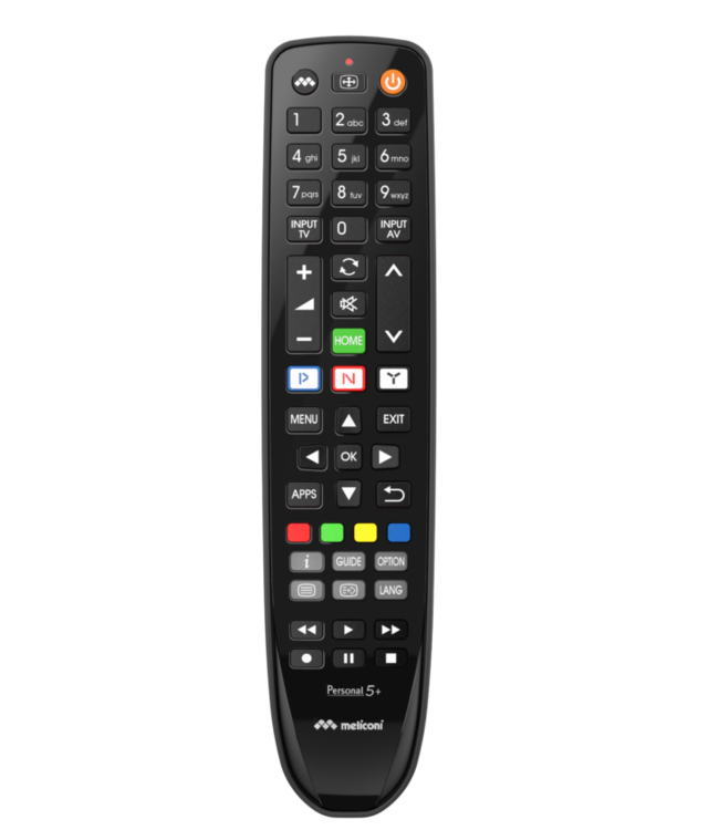 Meliconi Gumbody Personal 5+ | Panasonic afstandsbediening