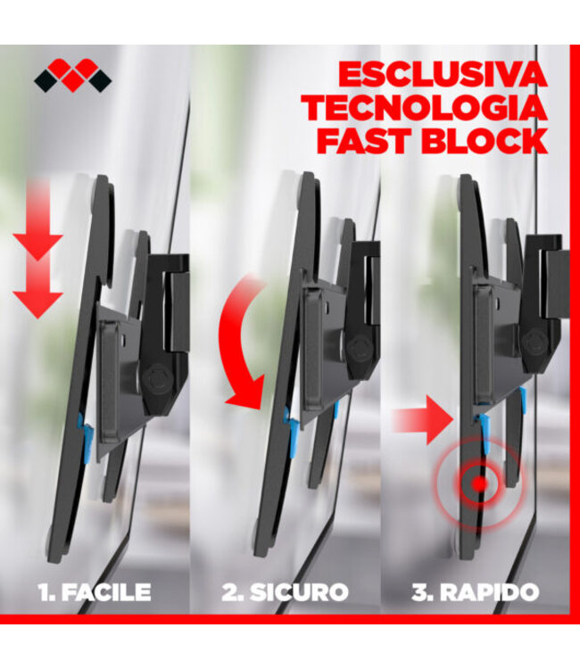 Meliconi SLIMSTYLE PLUS 200 ST muurbeugel