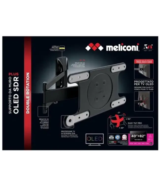 Meliconi OLED SDR muurbeugel