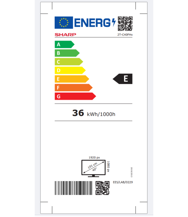Sharp 40FH2EA Smart TV 40inch