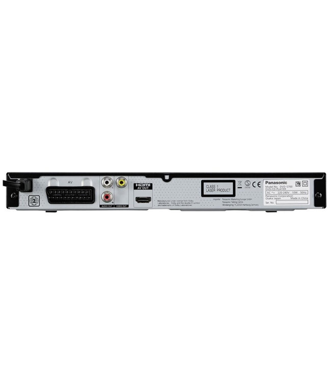 Panasonic DVD-S700EGK dvd/cd speler
