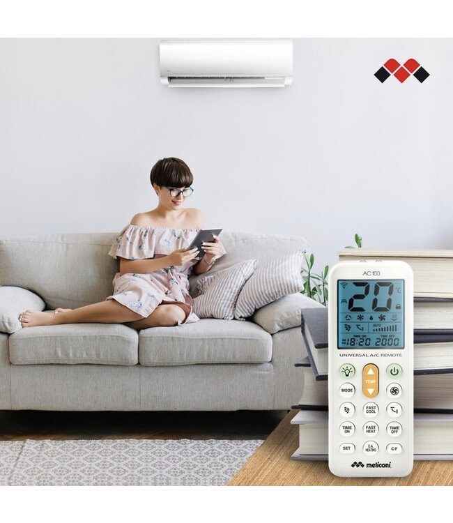 Meliconi AC100 PLUS Airco Afstandsbediening