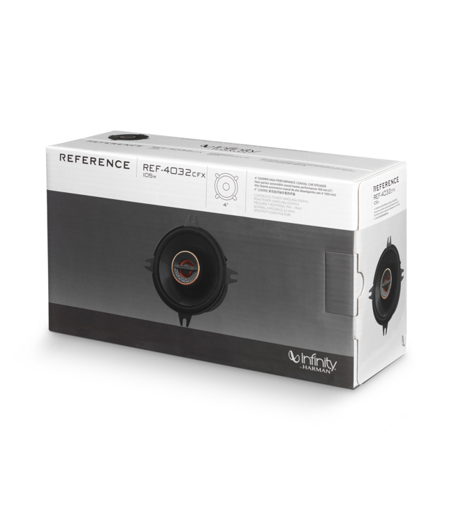 Infinity Reference 4032CFX  goede autospeakers 10cm