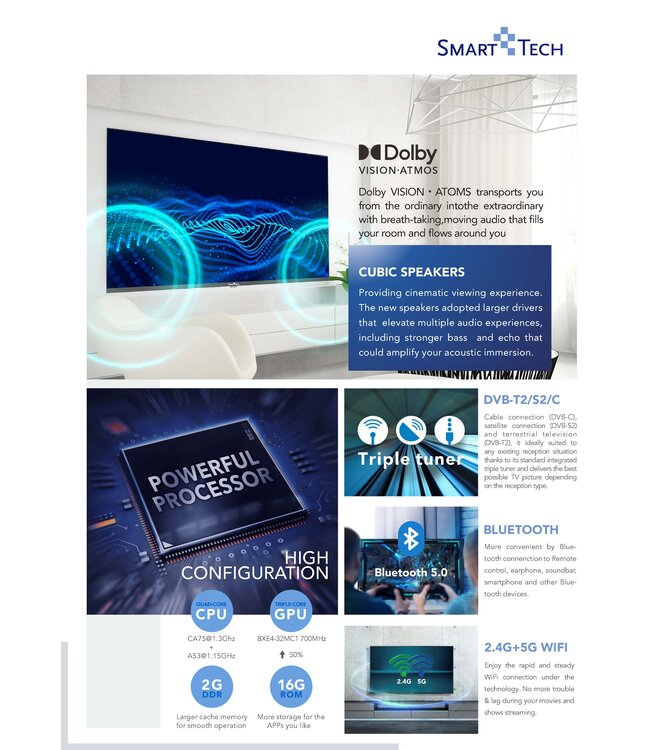 Smart Tech 43QG04G Game TV 43inch