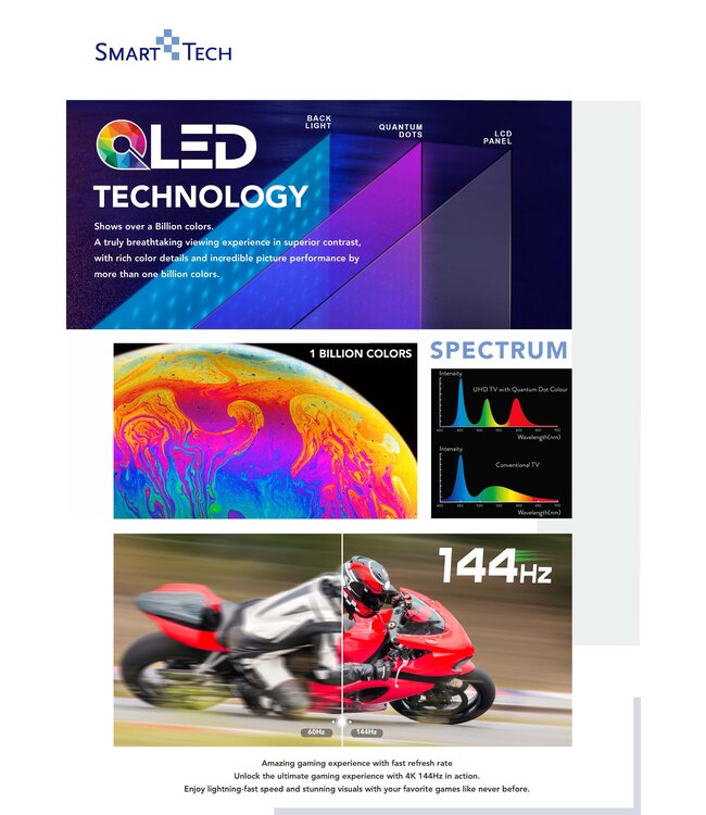 Smart Tech 43QG04G Game TV 43inch