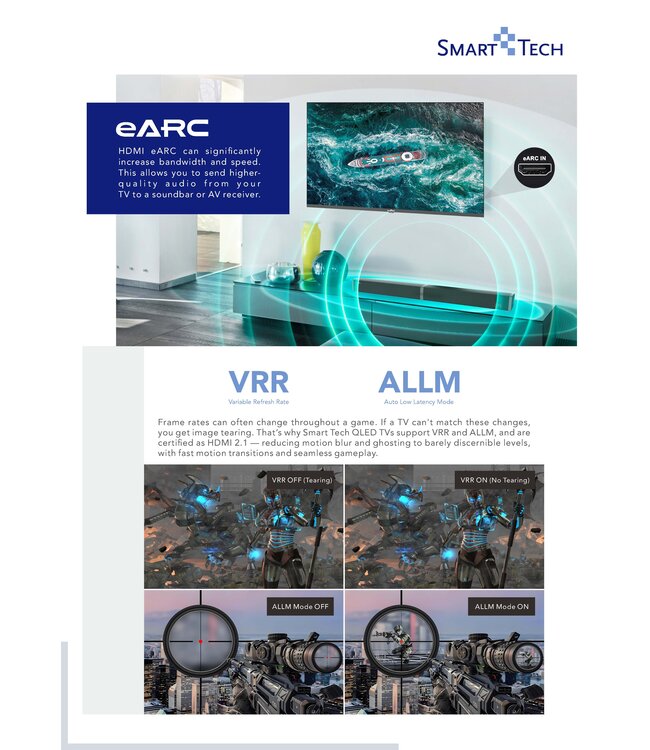 Smart Tech 43QG04G Game TV 43inch