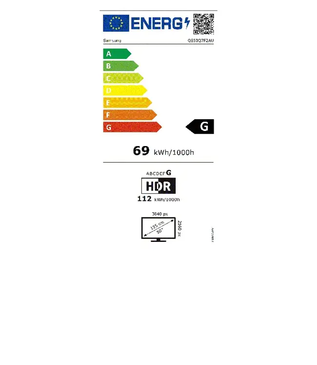 Samsung QE50Q7F2AUXXN (2025) Qled TV 50inch