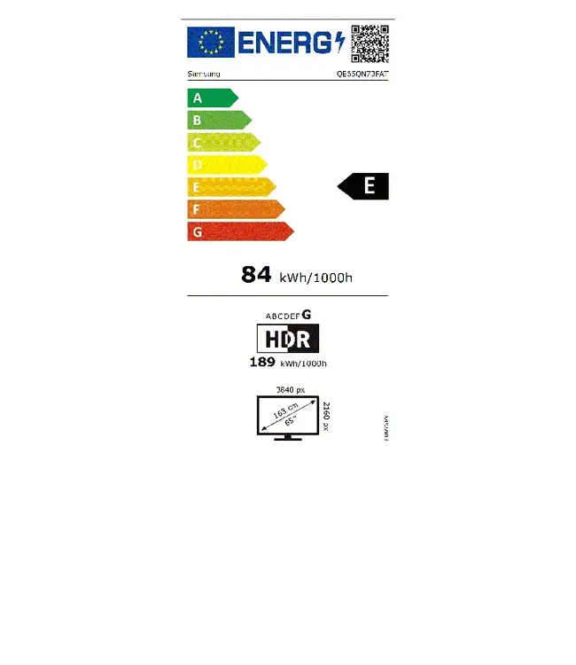Samsung QE65QN77FATXXN (2025) Neo Qled