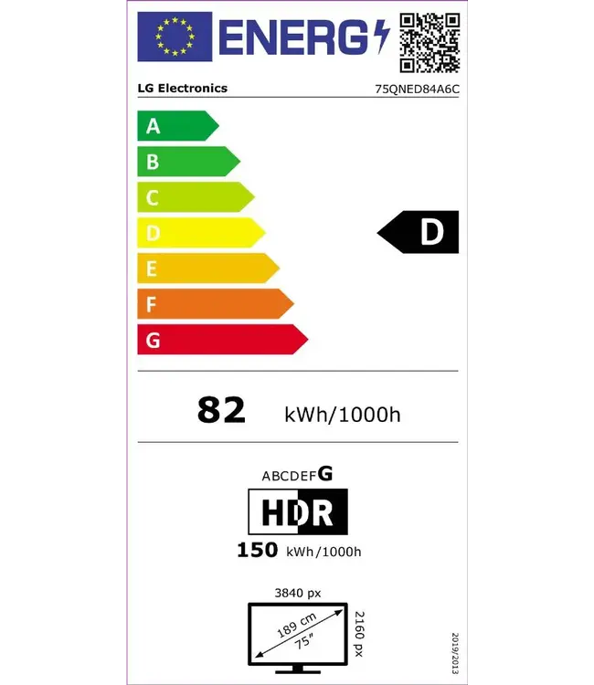 LG 75QNED84A6C (2025) Qned TV 75inch