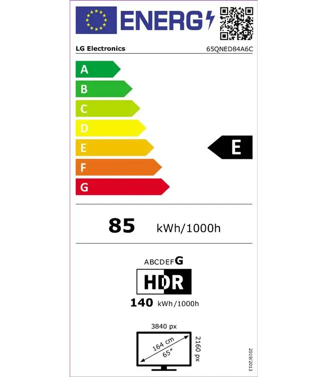 LG 65QNED84A6C (2025) Qned TV 65inch