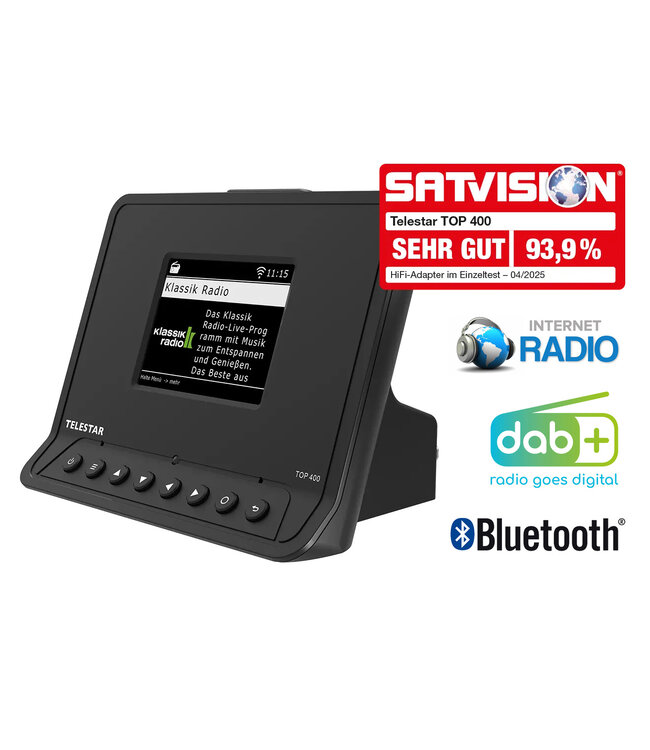 Telestar TOP 400 Wifi internet Radio ontvanger