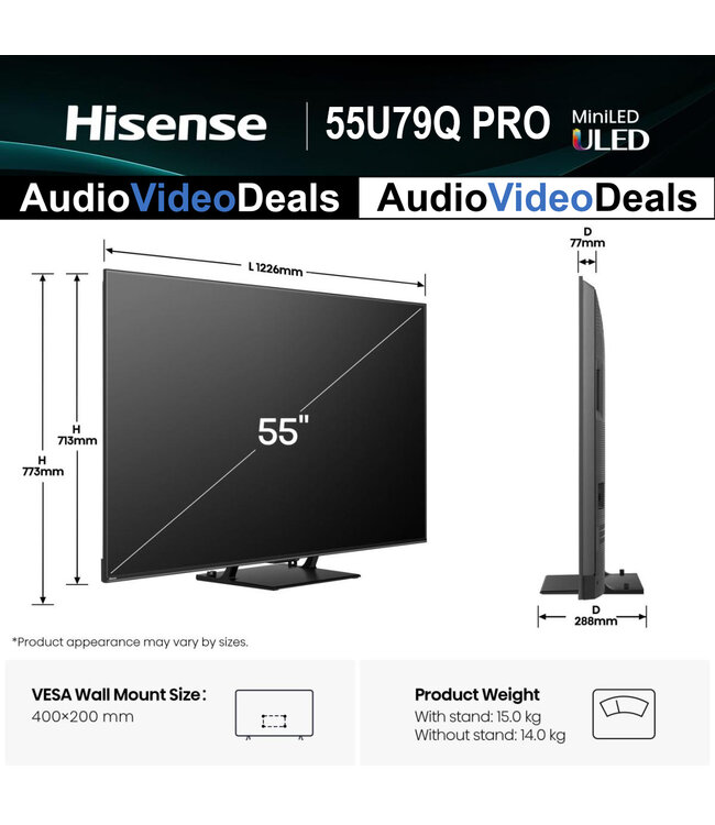 Hisense 55U79Q PRO (2025) TV 55inch