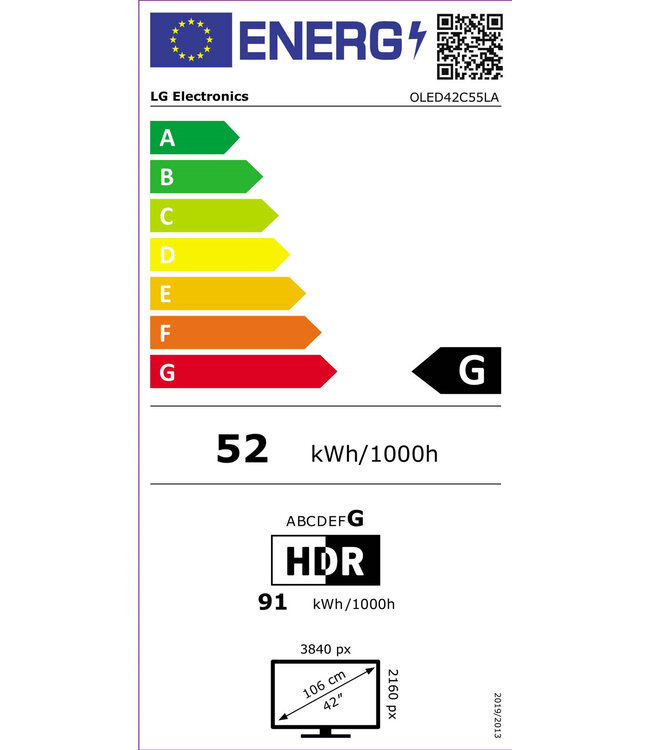 LG OLED42C54LA (2025) OLED TV