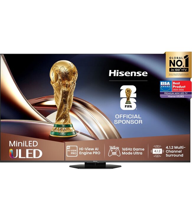 Hisense 65U8Q mini led TV 65"