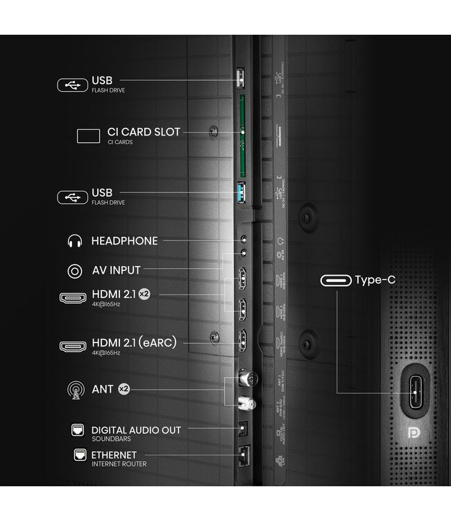 Hisense 65U8Q mini led TV 65"