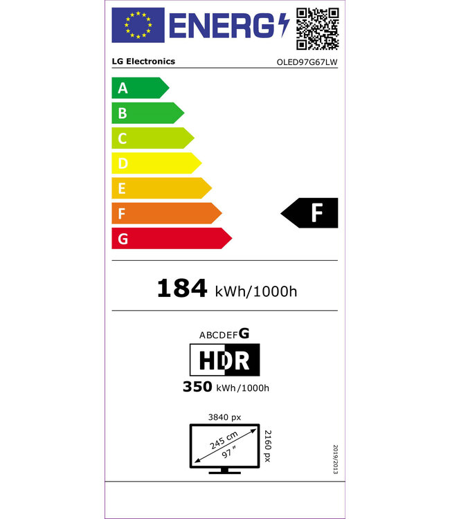LG OLED97G67LW (2026)