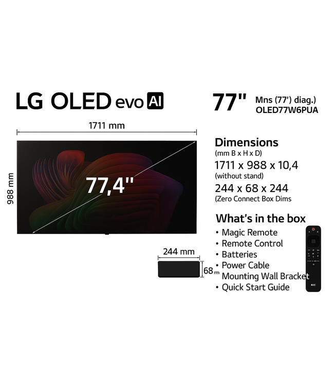 LG OLED77W69LA (2026)
