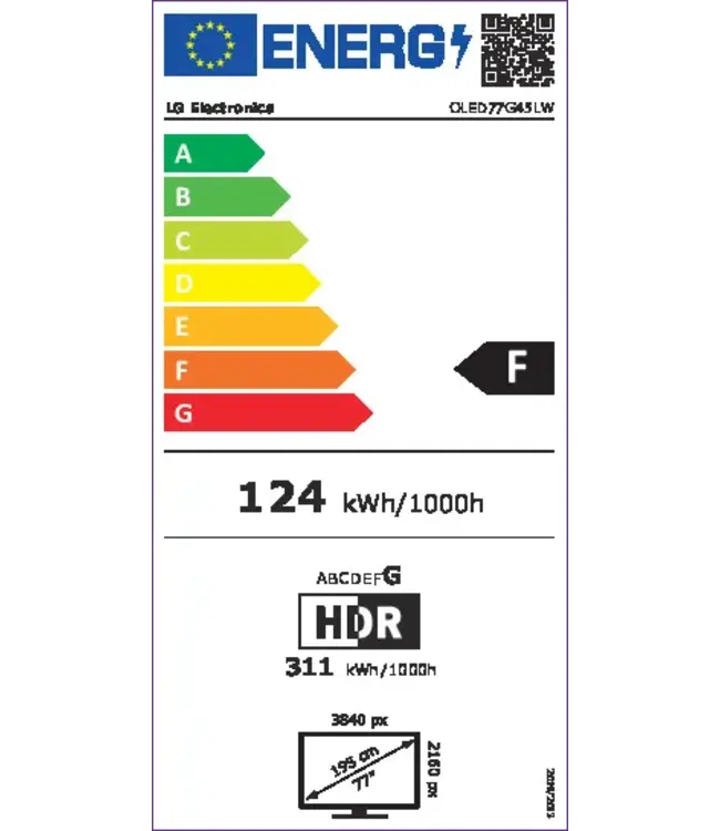 LG OLED77G45LW
