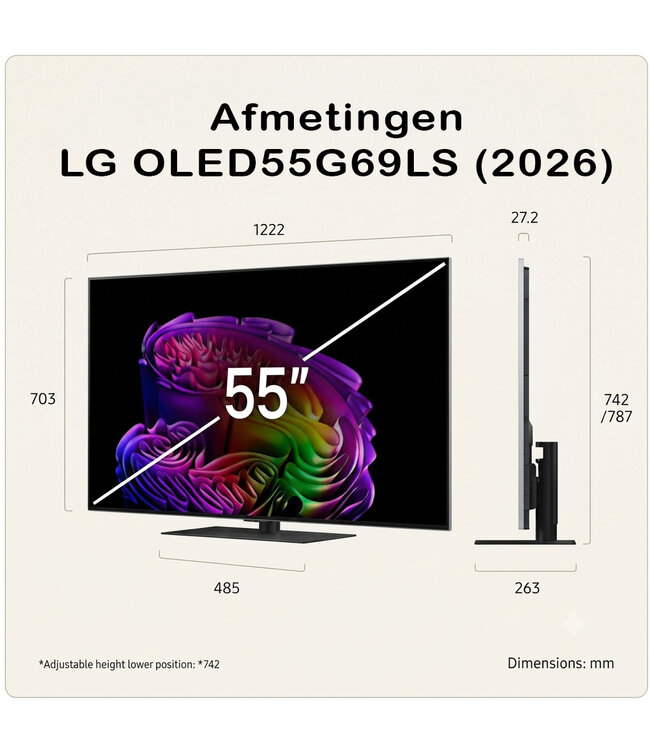 LG OLED55G69LS (2026)