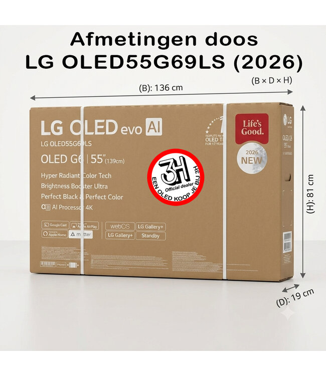 LG OLED55G69LS (2026)