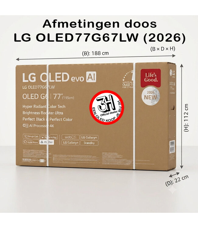 LG OLED77G67LW (2026)