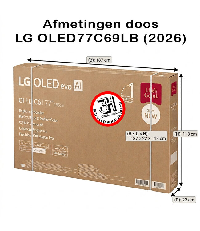 LG OLED77C69LB (2026)