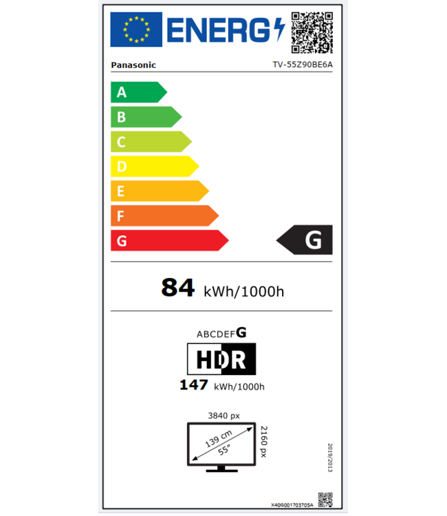Panasonic TV-55Z90BE6A