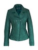 Dames Leren jas Jane 5 groen