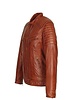 Leather City Leren bikerjack heren R bruin