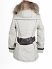 Carlo Sacchi Dames winterjas met Bontkraag Beige Ht Mem