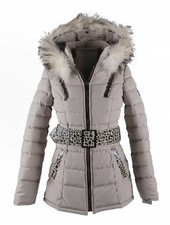 Milan Ferronetti Dames winterjas met tijger print